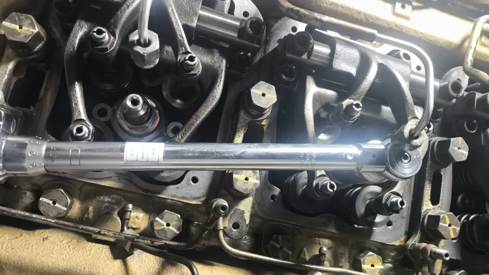 Motor donanımı yakın plan